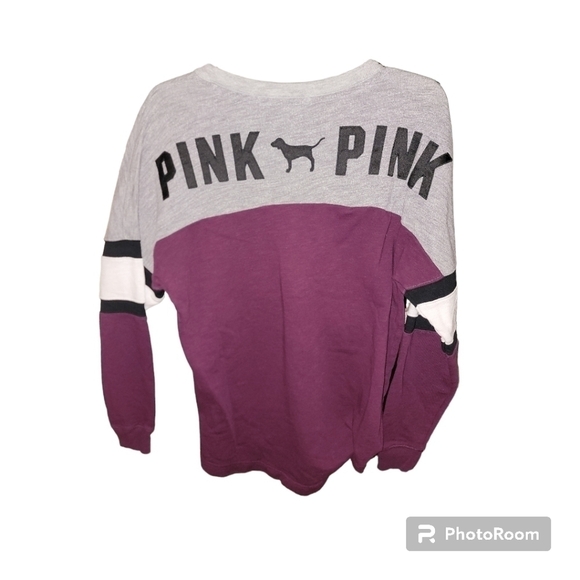 PINK VS VarsityTop Lace Up - Picture 2 of 4